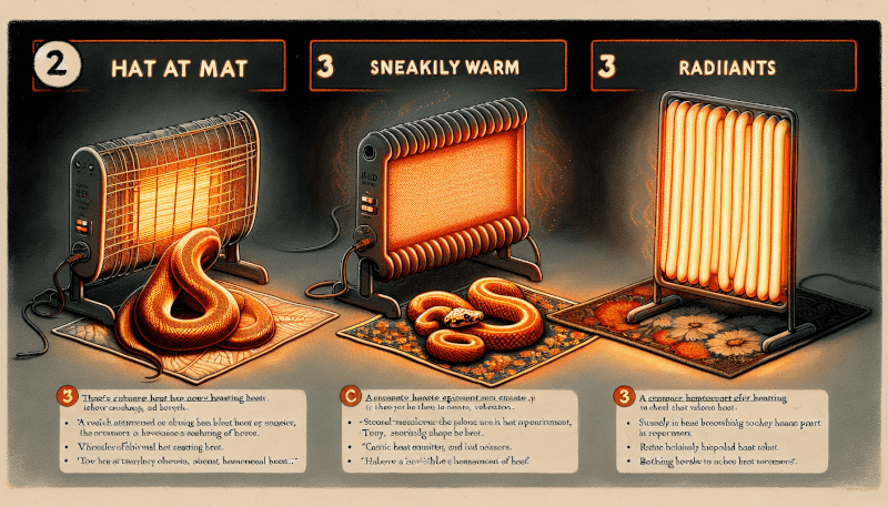 Most Popular Types Of Heating Sources For Snake Habitats
