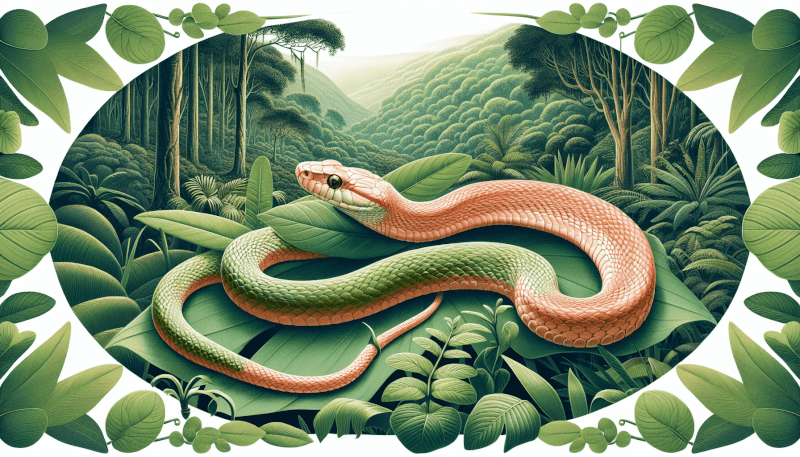 peach colored snake 1