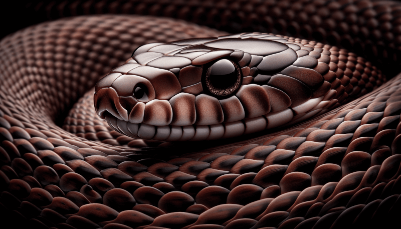 solid brown snake 1